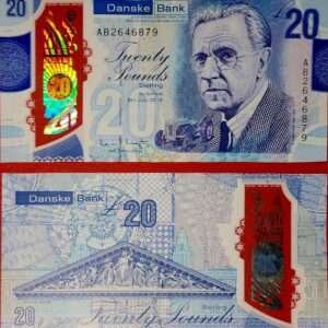 Irlanda Del Norte, 20 libras Esterlinas año 2019 polimero Estado XF.