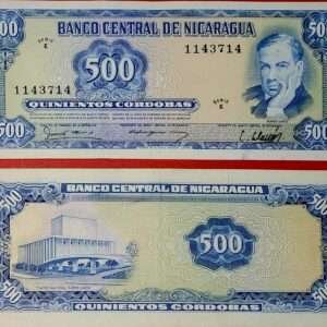 Nicaragua 500 Cordobas año 1974 UNC