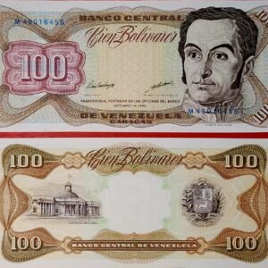 Venezuela, 100 Bolivares año 1998 Estado UNC