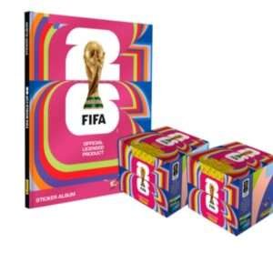Álbum Pasta Dura + 2 Cajas De 104 Sobres Panini Mundial FIFA World Cup 2026