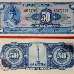 México, 50 pesos año 1972